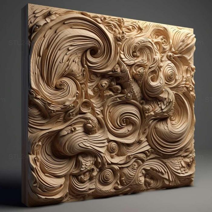 Patterns and decorations (stl endless 2, PATTERN_1654) 3D models for cnc